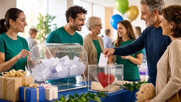 Fundraising prize draw